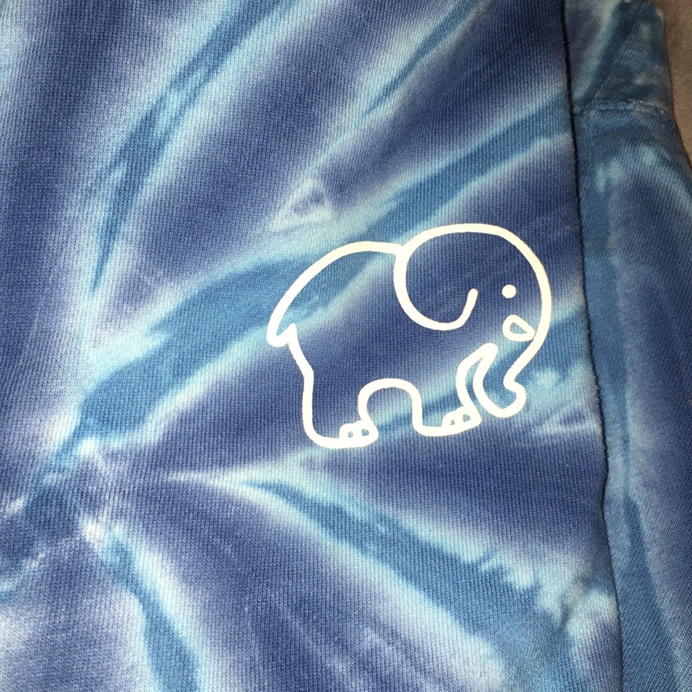 Tye-dye ivory Ella hoodie